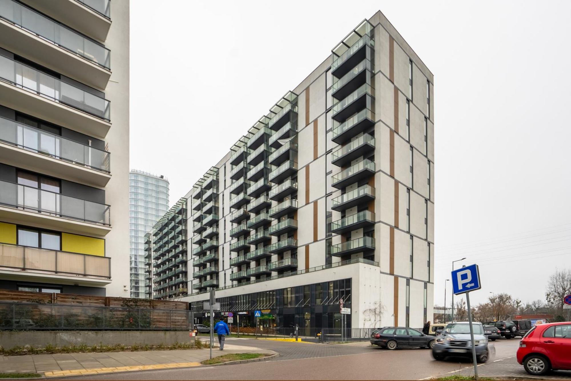 Warsaw Business Apartments - Air Conditioning, 10Th Floor, City View, Balcony - By Rentujemy Eksteriør bilde