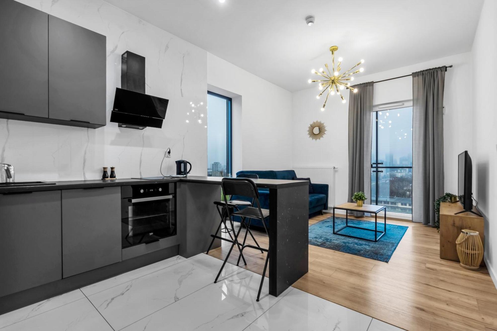 Warsaw Business Apartments - Air Conditioning, 10Th Floor, City View, Balcony - By Rentujemy Eksteriør bilde