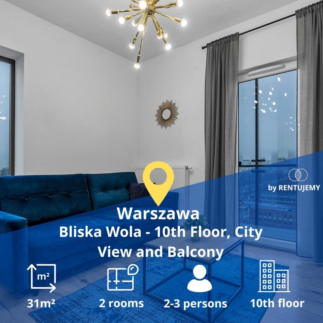 Warsaw Business Apartments - Air Conditioning, 10Th Floor, City View, Balcony - By Rentujemy Eksteriør bilde